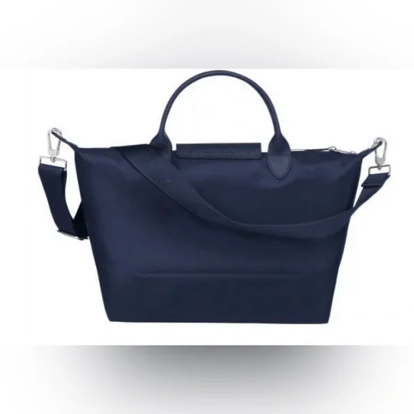 LONGCHAMP Le Pliage leather-trimmed shell tote NWOT - Picture 8 of 16